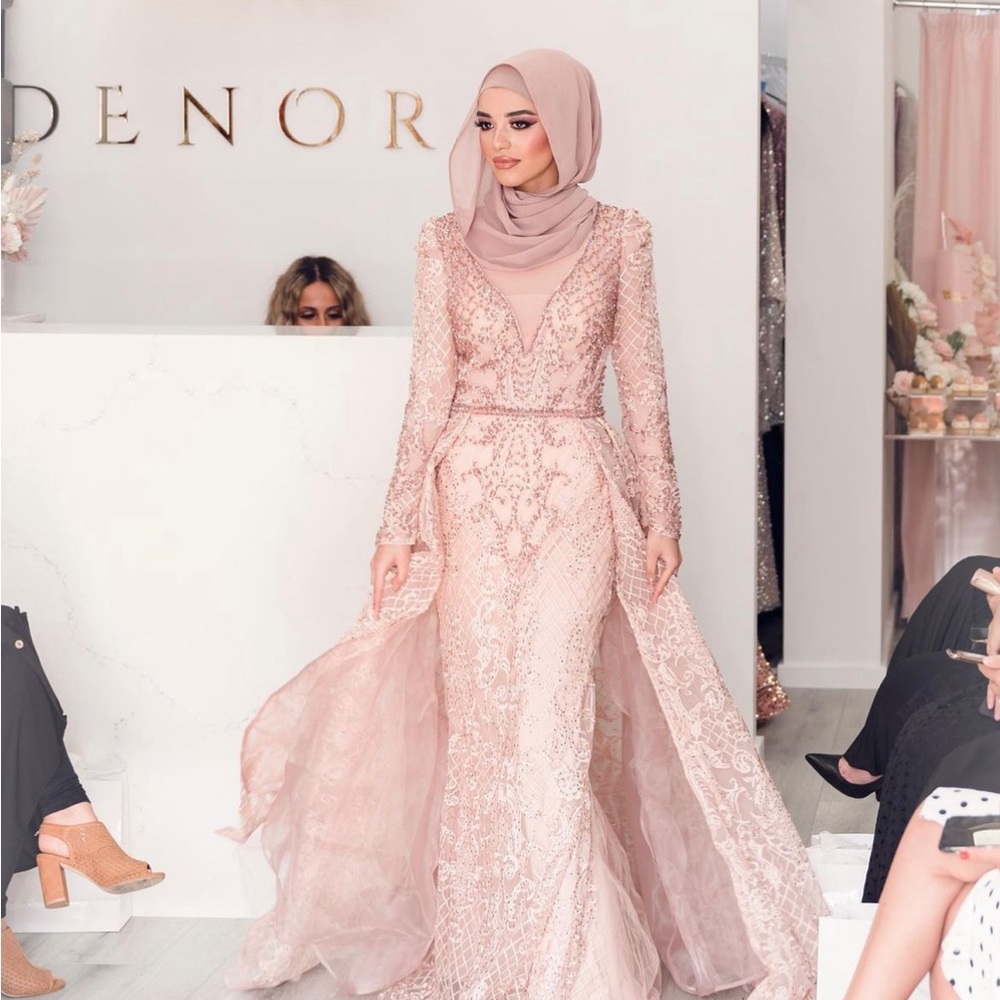 Beautiful formal couture evening dress
